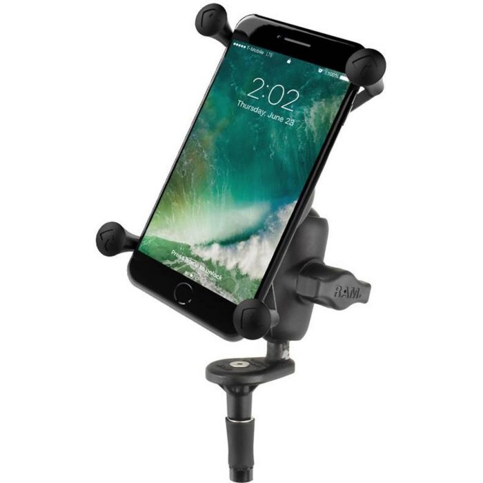 stem mounted phone holder